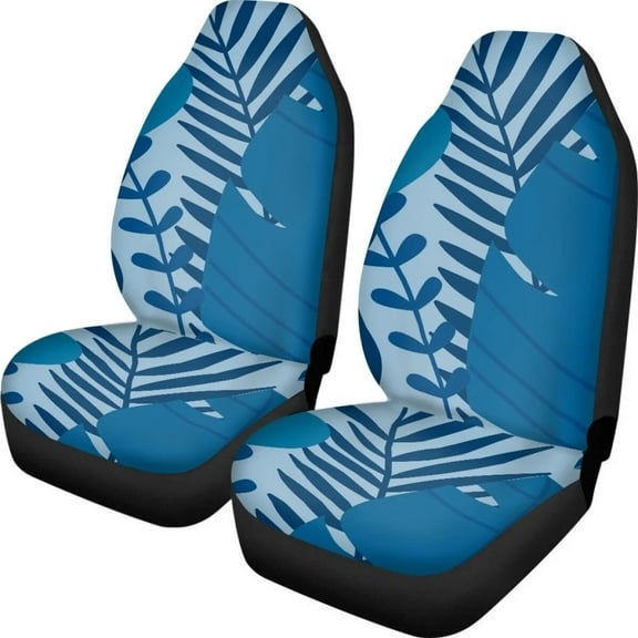 Hawaiian Hibiscus Pattern Car Seat Covers Heavy-Duty Nonslip Vehicle Seat Covers Easy Install Clean Universal Front Seat Cover