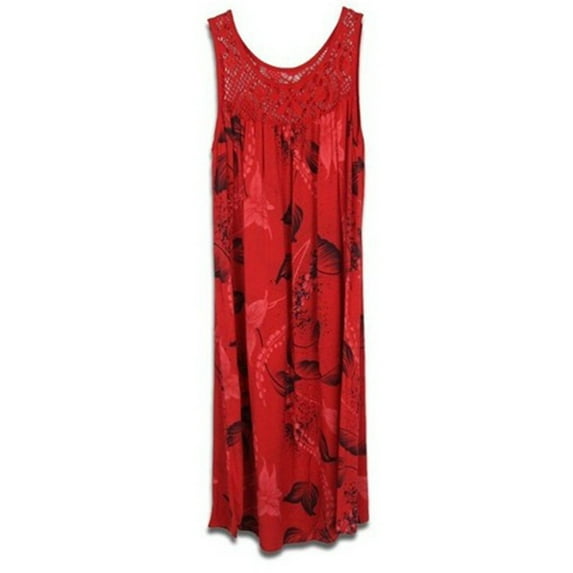 Hawaiian Holiday Tank Dresses For Women Summer Floral Print Mini Boho T-Shirts Dress Sleeveless Evening Party Beach Sundress