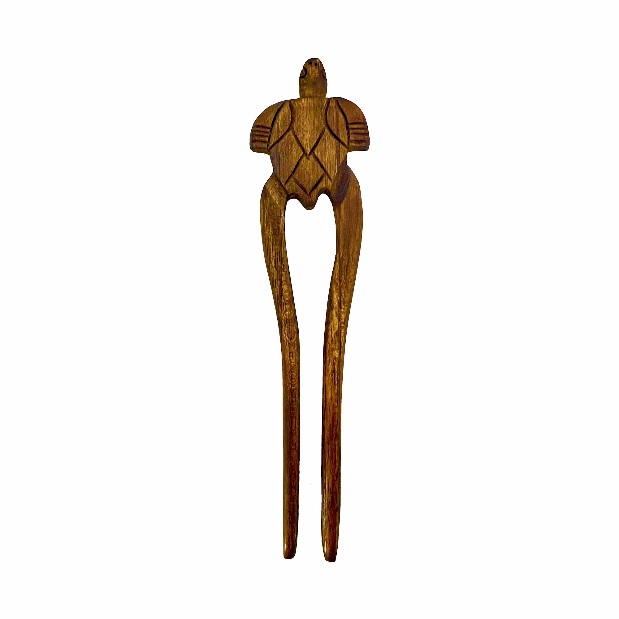 Zero Gravity Hawaii Honu Sea Turtle Hand Carved Wood Hair  display picture 3