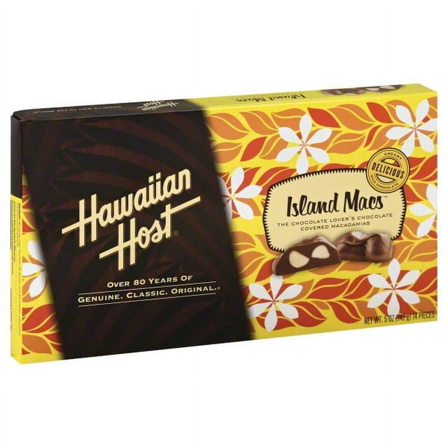 Hawaiian Host Chocolate Covered Island Macadamia Nuts, 5 oz., 14 Ct