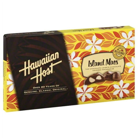 Hawaiian Host Chocolate Covered Island Macadamia Nuts, 5 oz., 14 Ct