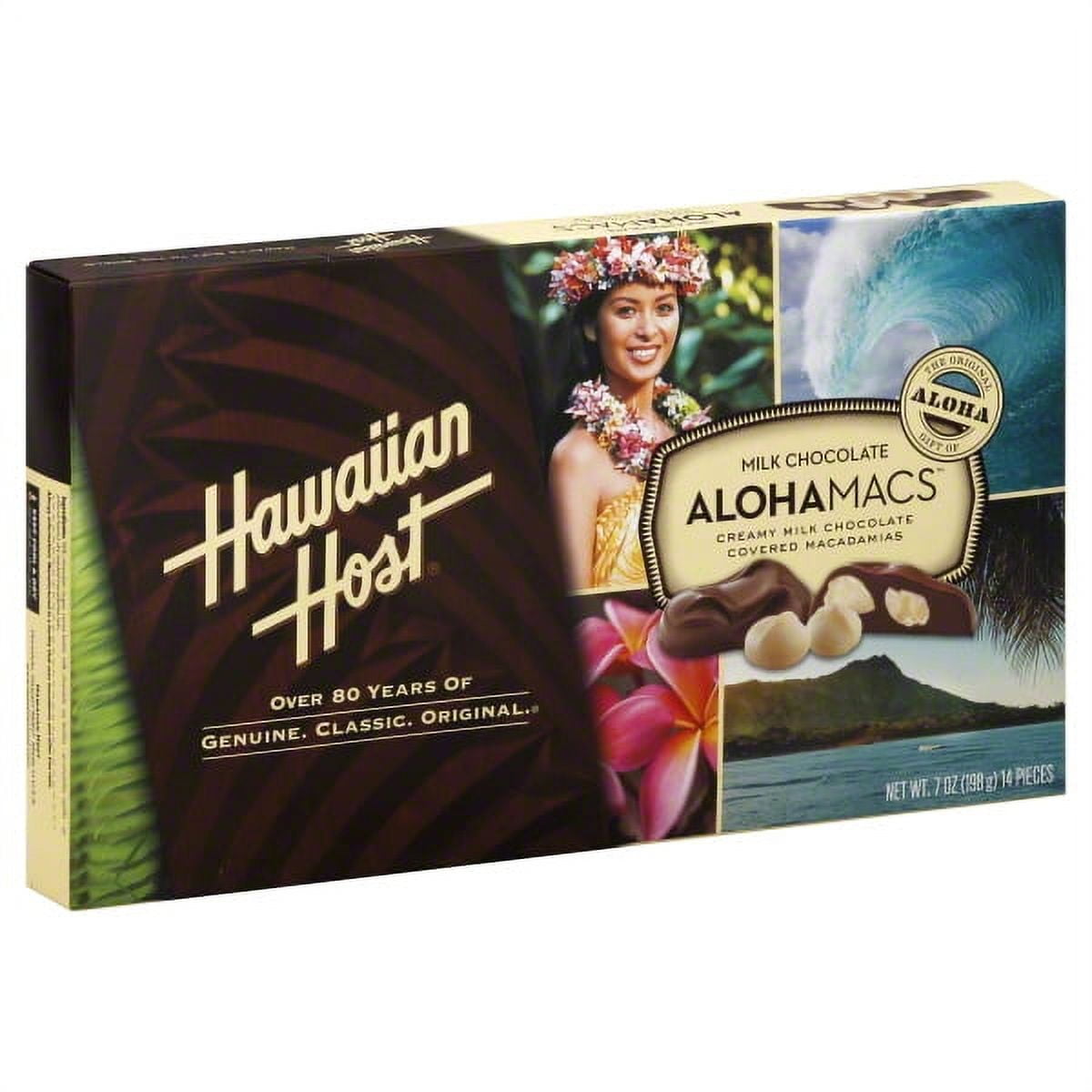 Hawaiian Host Milk Chocolate Aloha Macs, 7 Oz.