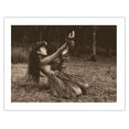 thumbnail image 1 of Hawaiian Hula - Dance To Aina (The Land) - Vintage Sepia Toned Photograph by Alan Houghton c.1960s - Bamboo Fine Art 290gsm Paper (Unframed) 17x22in, 1 of 4