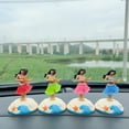 thumbnail image 1 of Hawaiian Hula Girl Bobblehead for Car Dashboard - Fun Hawaiian Car Decor, Tiki Themed Dashboard Ornament Novelty Gift for Women, Car Accessories for Women, Hawaiian Party Favors (6x10 cm), 1 of 7