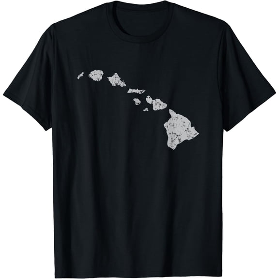 Hawaiian Island Chain Retro T-Shirt