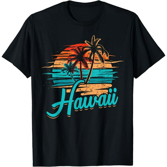 Hawaiian Island Tropical Hawaii Design Vacation Souvenir Unisex T-Shirt for Men Women