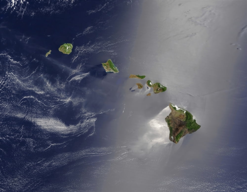 Hawaiian Islands Canvas Art - Stocktrek Images (31 x 24)