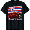 thumbnail image 1 of Hawaiian Islands - Hawaii Flag Native Hawaiian T-Shirt, 1 of 4
