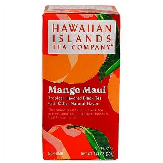 Hawaiian Islands Tea Company Tea Mango Maui 20 Pk