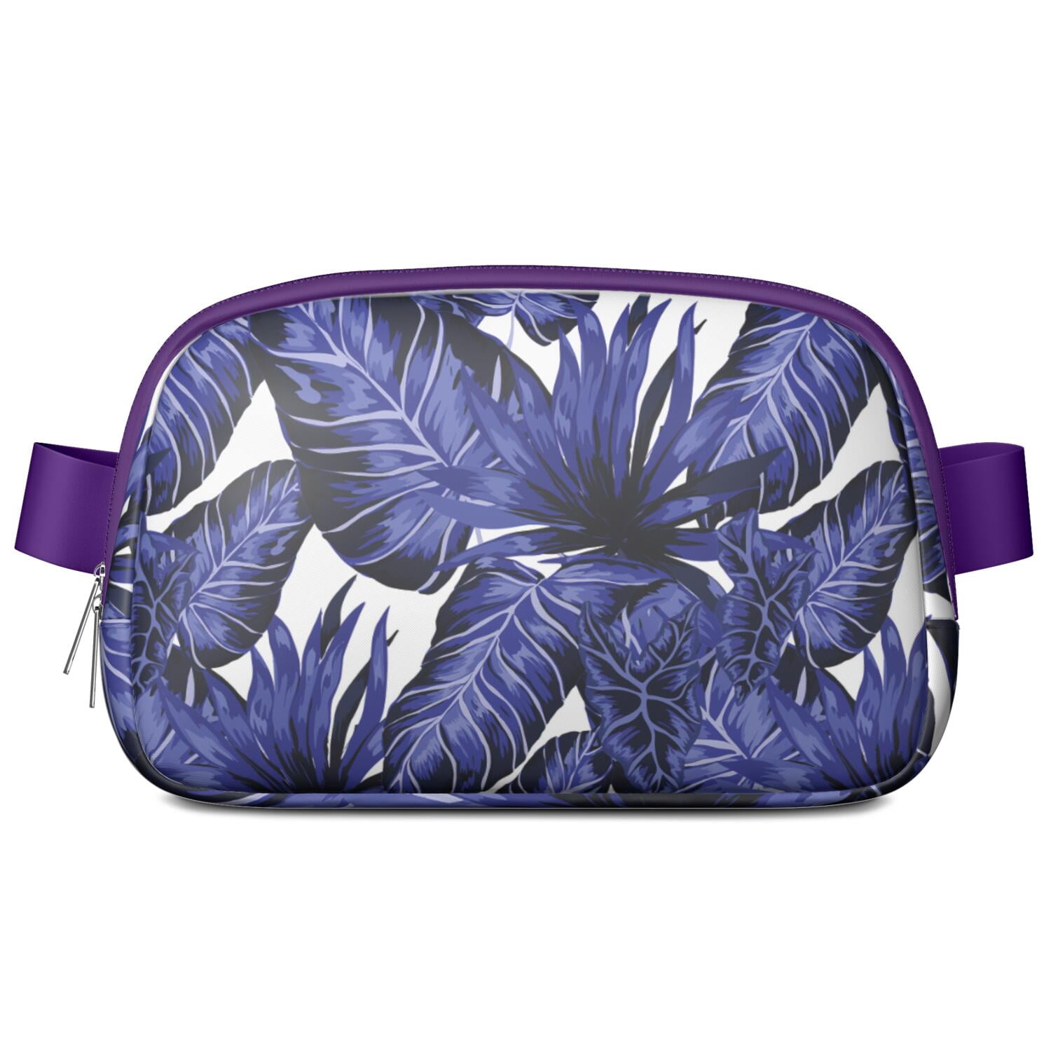 Hawaiian Jungle Leaf Belt Bag – Colorful Aloha Fanny Pack for Nature and Beach Lovers