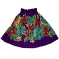 thumbnail image 1 of Hawaiian Kids Pa'u Hula Skirt, For 4-7 Years Old Girls Hawaii Dance Skirts, 1 of 4