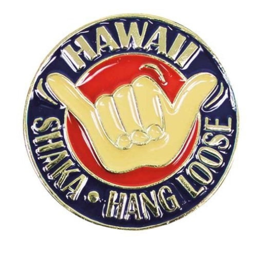 The Islander Group Shaka Hawaii Hang Loose Souvenir Pin