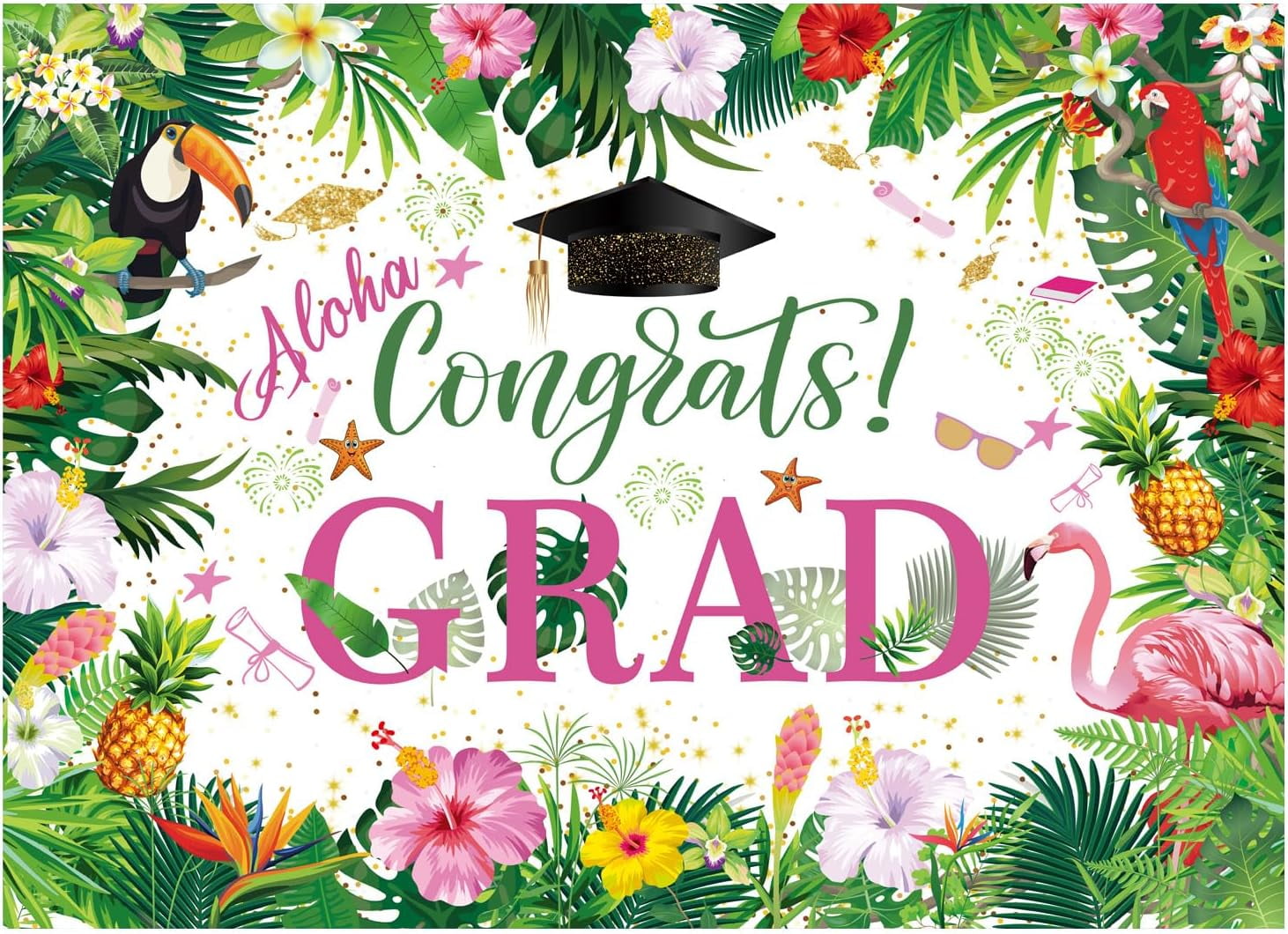 Hawaiian Luau Graduation Party Decorations Backdrop Summer Tropical Hawaiian Luau Graduation Party Decorations Backdrop Summer Tropical Congrats Grad Banner Sign Class 2024 Aloha Decor Bb066b9b 379b 477f B6a2 F476cea51fc1.60f577613d94f54747d502b724e1ca80
