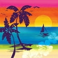 thumbnail image 1 of Hawaiian Luau 'Palm Tree Aloha Summer' Small Napkins (16ct), 1 of 1