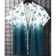 thumbnail image 1 of Hawaiian Men'S Shirt 3d Gradient Printing Loose Oversized Shirts And Blouses High-Quality Men'S Clothing Beach Party Sweatshirts, 1 of 6