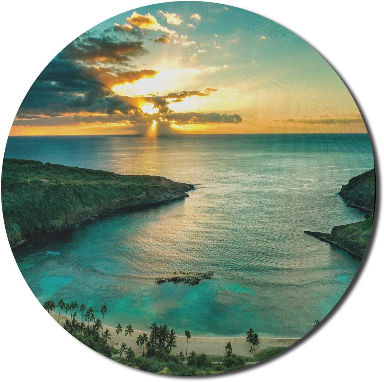 Hawaiian Mouse Pad for Computers, Sunrise over Hanauma Bay Oahu Hawaii ...