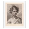 thumbnail image 1 of Hawaiian Native Girl - Woman of the Sandwich Islands - Vintage Engraved Illustration by John Webber c.1770s - Fine Art Rolled Canvas Print (Unframed) 20in x 26in, 1 of 4