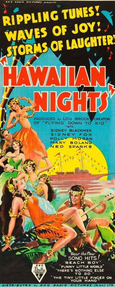 Hawaiian Nights Canvas Art -  (11 x 17)