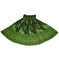 thumbnail image 1 of Hawaiian Pa'u Hula Dancer Dress Skirts, Hawaiian Sea Turtle Tapa Print For Women, Green., 1 of 3