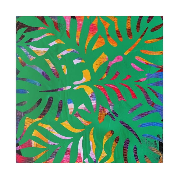 Hawaiian Palm One Canvas Wall Art - Pop Art by Stephen Chambers