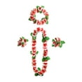 thumbnail image 1 of Hawaiian Party Leis Set, 1 Lei + 1 Headband + 1 Wristband With 12-Color Petals, For Luau Parties, Tropical Events, Festivals, Daily Decor, 1 of 2