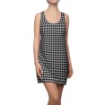 thumbnail image 1 of Hawaiian Plaid | Palaka | Country Style | Women's Cut & Sew Racerback Dress, 1 of 1