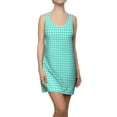 thumbnail image 1 of Hawaiian Plaid | Palaka | Country Style | Women's Cut & Sew Racerback Dress, 1 of 1