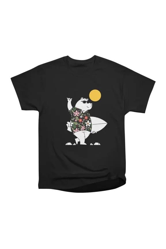 Hawaiian Polar Surf T-Shirt Tee Gift For Him Merch For Her Apparel For Friend