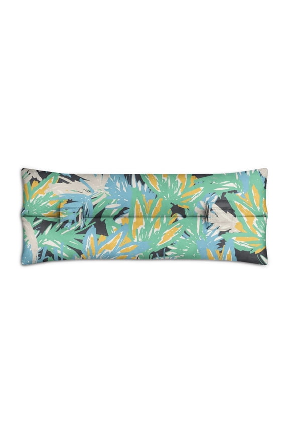Hawaiian Print Seat Belt Cushion Vibrant Tropical Floral Pattern, Heart Surgery & Hysterectomy Pillow