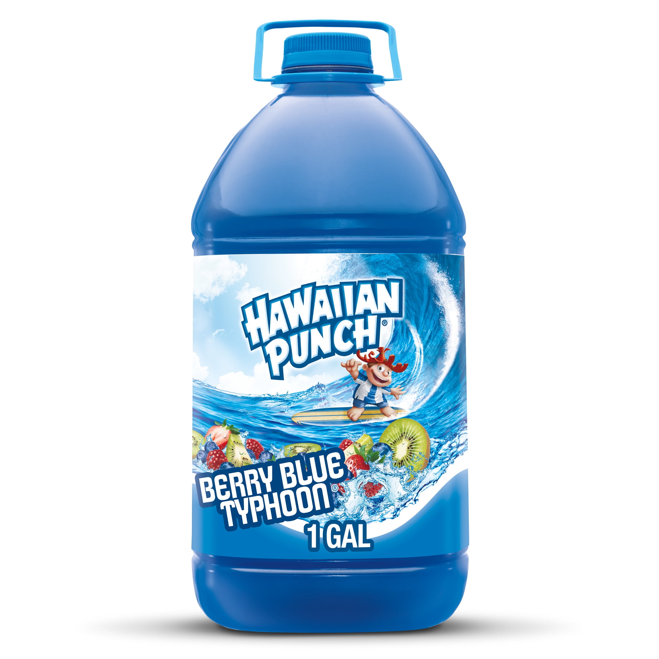 Hawaiian Punch Berry Blue Typhoon, Juice Drink, 1 gal bottle-Pack Of 3