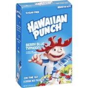 Hawaiian Punch Powder Drink Mix, Berry Blue Typhoon, 8 Stickpacks