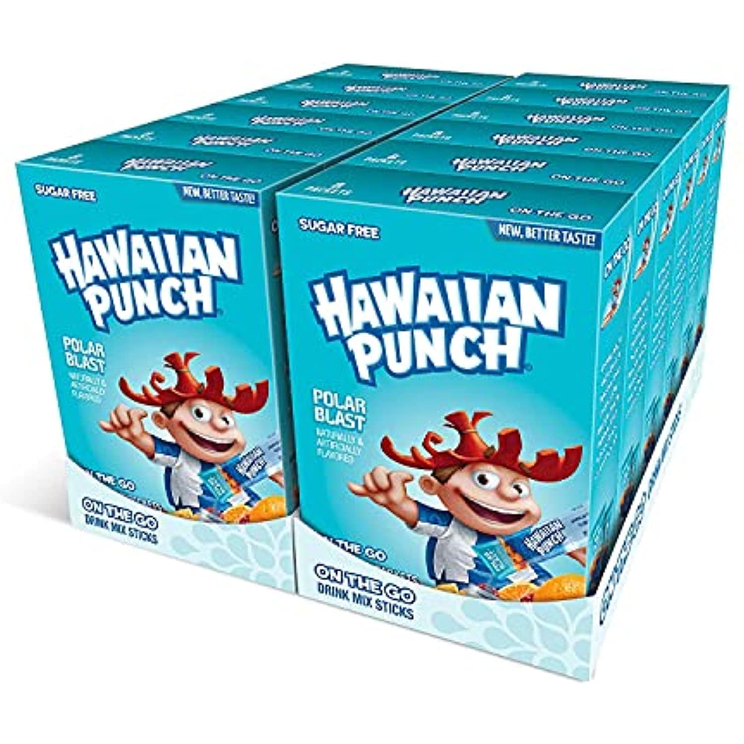 Hawaiian Punch, Powder Drink Mix, Polar Blast 96 Sticks - Walmart.com