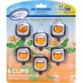 thumbnail image 1 of Hawaiian Scent Car Air Freshener Vent Clip, 6 pack, lasting up to 180 days, natural essential oil car fragrance, unisex, deodorizer - each 4, 1 of 5