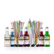 Hawaiian Shaved Ice 6 Flavor Snow Cone Syrup Pack, 16 oz (6 Pack)