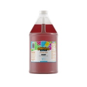 Hawaiian Shaved Ice Cherry Flavored Snow Cone Syrup, 1 Gallon Plastic Jug