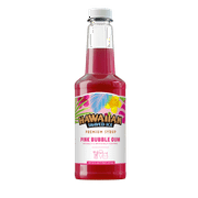 Hawaiian Shaved Ice Flavored Snow Cone Syrup - Pink Bubble Gum (1 Pint)