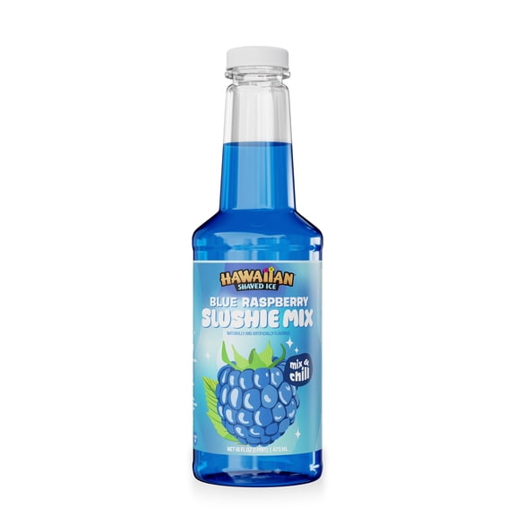 Hawaiian Shaved Ice - Slushie Mix Blue Raspberry 16oz
