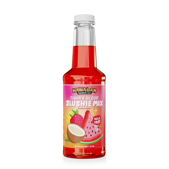 Hawaiian Shaved Ice - Slushie Mix Tiger's Blood 16 fl oz