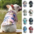 thumbnail image 1 of Hawaiian Shirt for Dogs with Short Sleeve & Breathable Chiffon, Dog Summer Clothes for Small to Large Breeds, Dog Birthday Outfit for Party & Gift, 1 Pack, 1 of 7