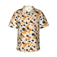 thumbnail image 1 of Hawaiian Shirt For Men, Abstract Bubbles Drops Print Mens Button Down Short Sleeve Shirt, Summer Beach Shirts For Men, 1 of 2