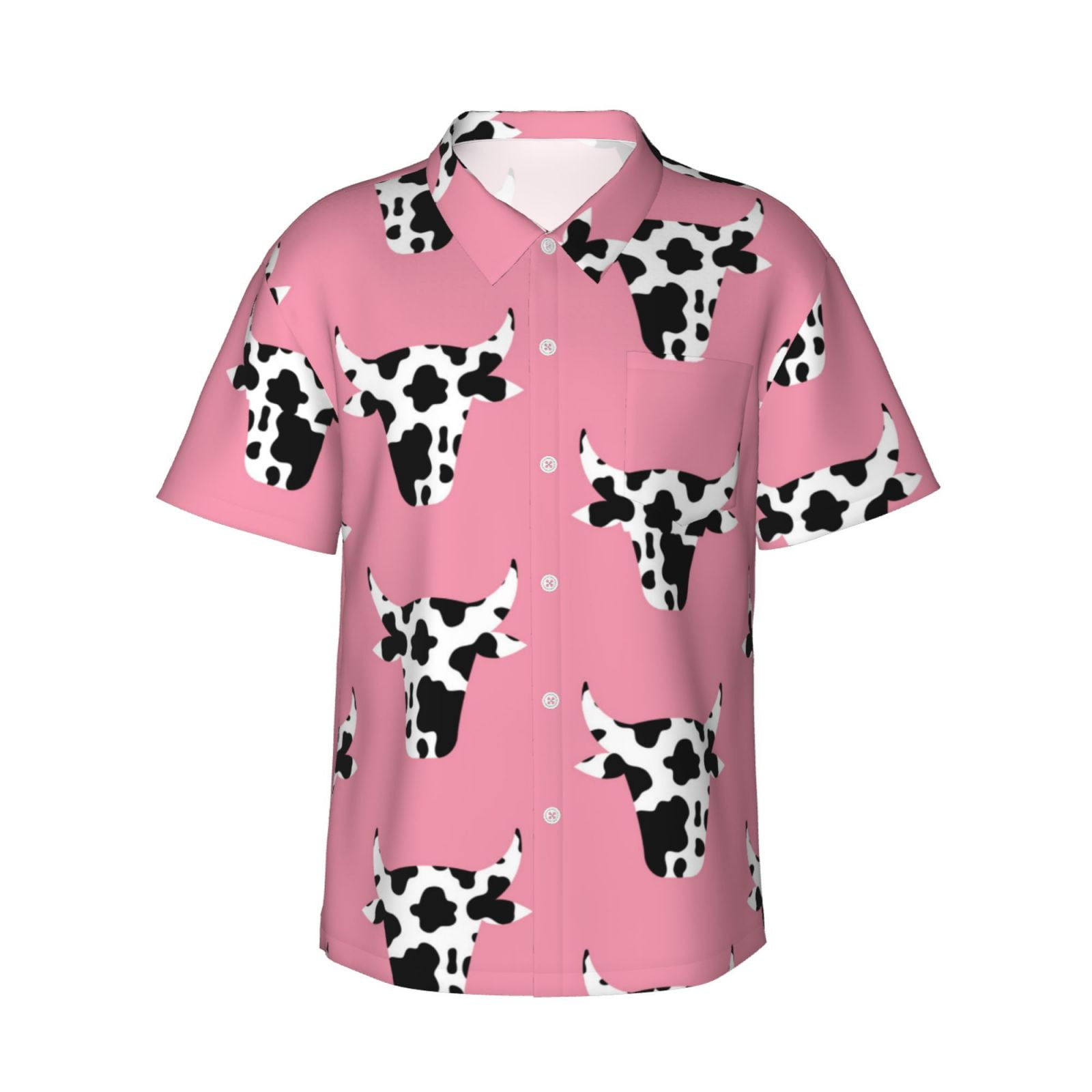 Cartoon Cow Print Men's Sweatshirt