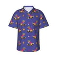 thumbnail image 1 of Hawaiian Shirt For Men, Cool Labrador Retriever Dog Mens Button Down Short Sleeve Shirt, Summer Beach Shirts For Men, 1 of 2