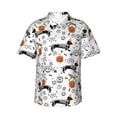 thumbnail image 1 of Hawaiian Shirt For Men, Dachshund Dog Puppy No.1029 Mens Button Down Short Sleeve Shirt, Summer Beach Shirts For Men, 1 of 2