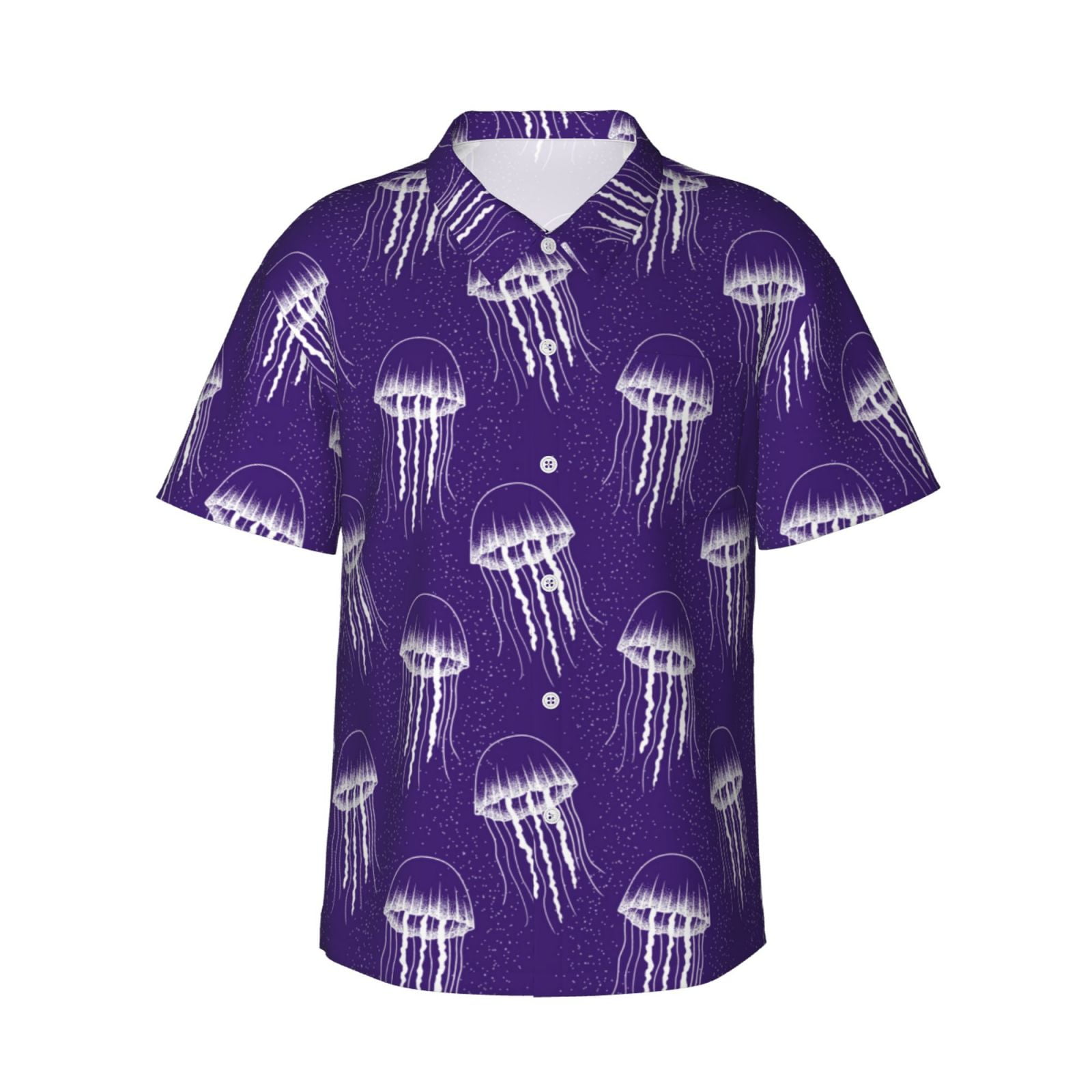 Purple Trippy Hippie Men's Short Sleeve Shirt