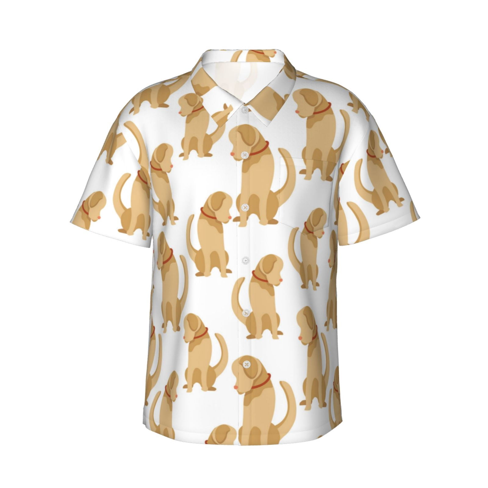 Labrador Retriever Hawaiian Shirt, Short Sleeve Dog Aloha Beach Shirt For Summer HO4939 main image 1