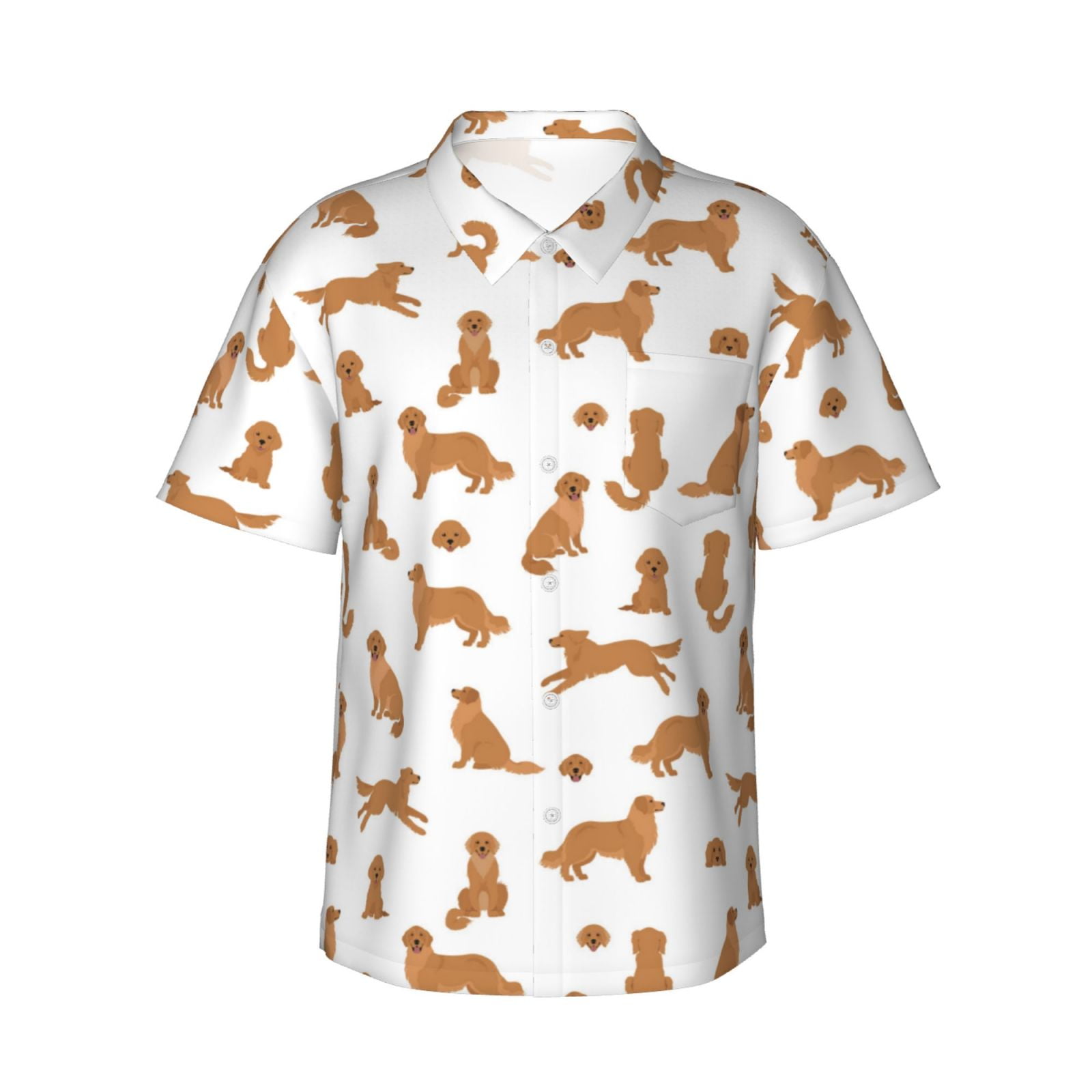 Labrador Retriever Hawaiian Shirt, Short Sleeve Dog Aloha Beach Shirt For Summer HO4939