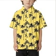 thumbnail image 1 of Hawaiian Shirt for Girls Short Sleeve Boys' Button-Down Shirts Casual Boys Vacation Outfits Boys Shirt for Boys 10-11 Years, 1 of 3