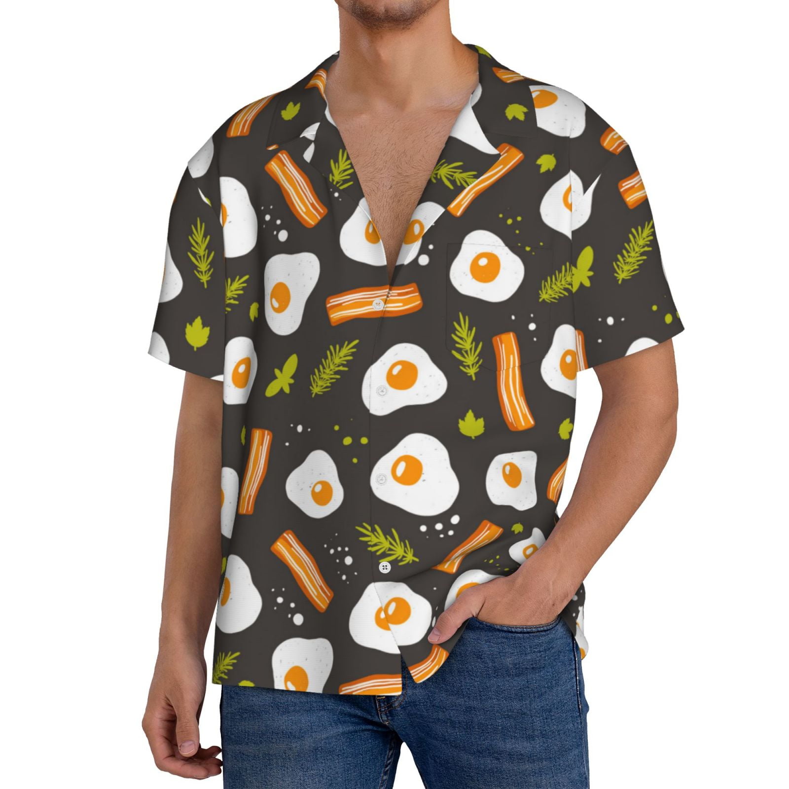 Bacon button down shirt hotsell
