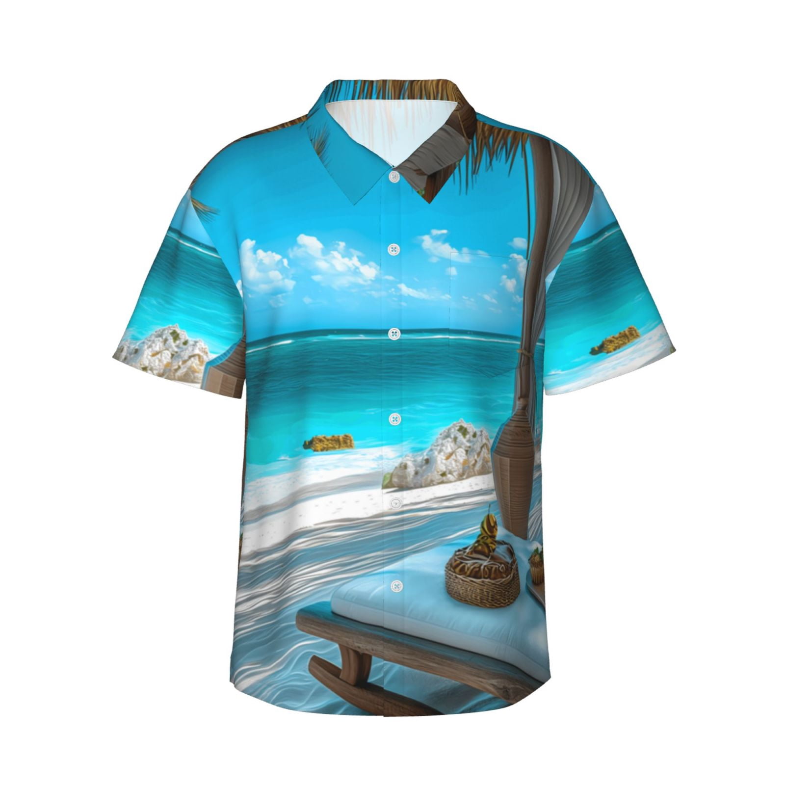 Beach Men's Hawaiian Shirt