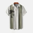 thumbnail image 1 of Hawaiian Shirt for Men Printed Men's Floral Shirts Button Down Tropical Holiday Beach White, 1 of 3